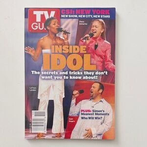 TV Guide March 13-19, 2004 WrestleMania-American Idol-CSI:New York